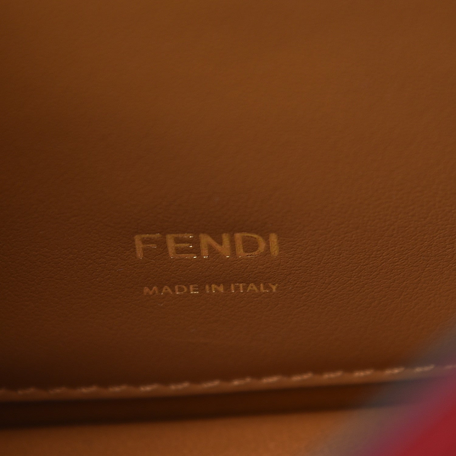 Fendi Vitello Grace Matte Small Kan U Shoulder Bag Fragola 6 of 10