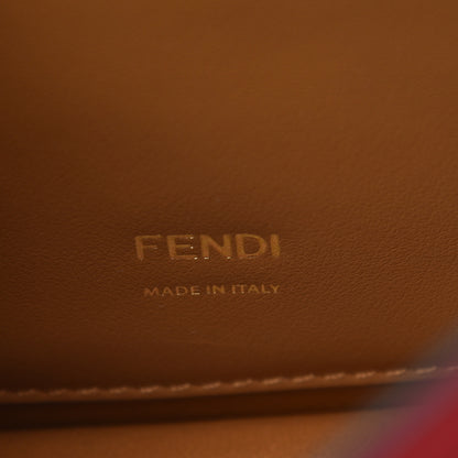 Fendi Vitello Grace Matte Small Kan U Shoulder Bag Fragola 6 of 10