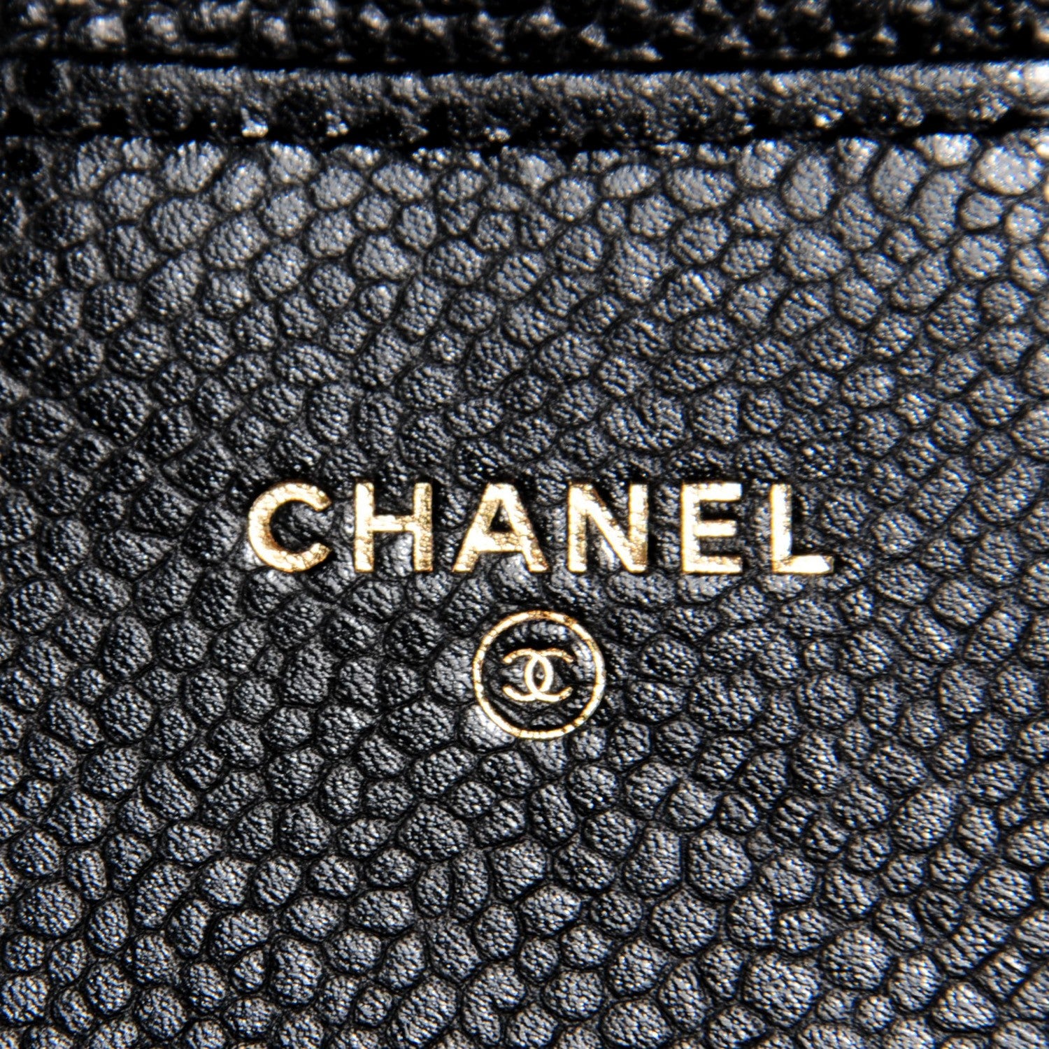Chanel Caviar Quilted Wallet on Removable Chain Black 6 of 9