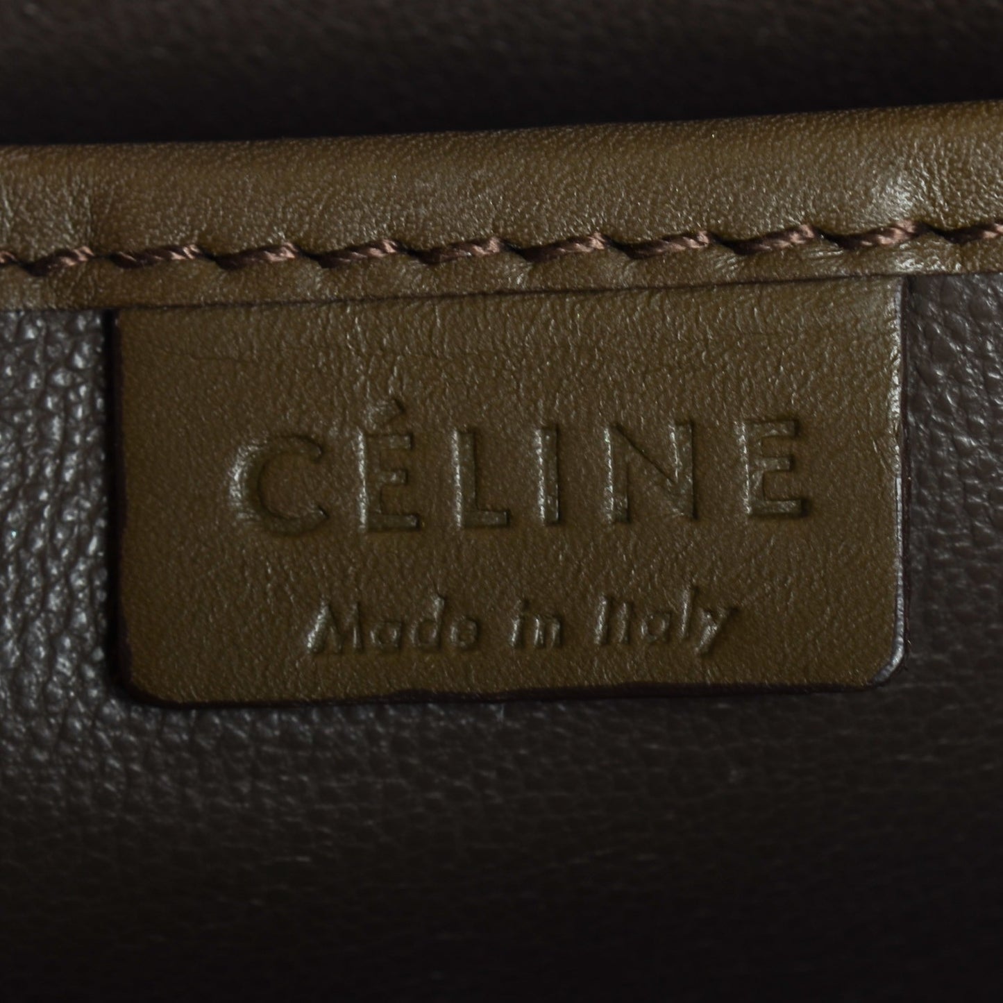 Smooth Calfskin Nano Tri-Color Luggage Camel