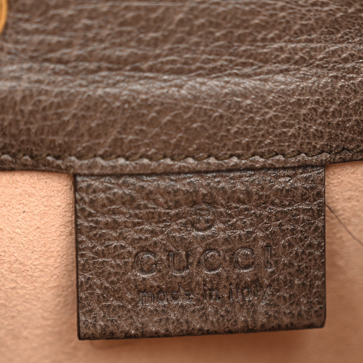 GG Supreme Monogram Web Mini Ophidia Bucket Bag Brown