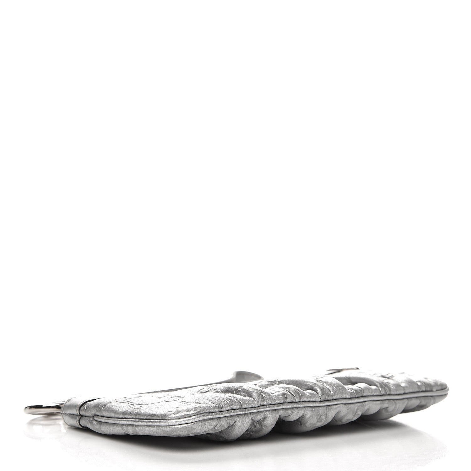 Gucci Guccissima New Britt Wristlet Silver 4 of 7