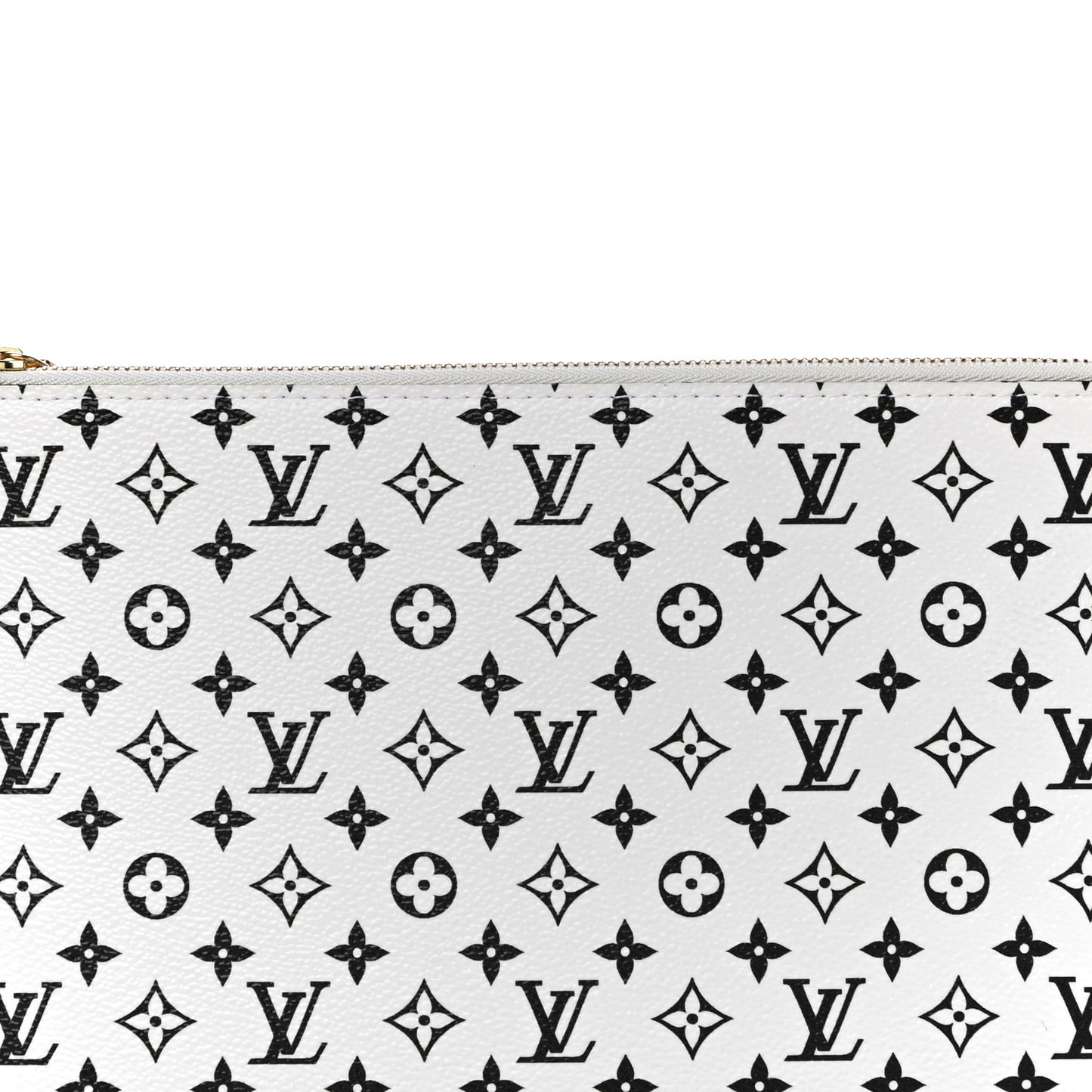 Monogram Giant Neverfull MM GM Pochette White