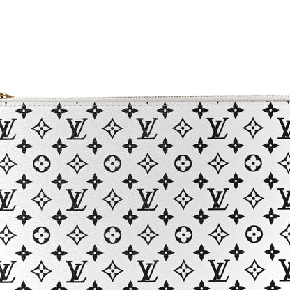 Louis Vuitton Monogram Giant Neverfull MM GM Pochette White 8 of 10