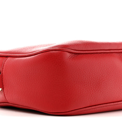 Gucci Pebbled Calfskin Small Soho Disco Bag Vibrant Red 9 of 12