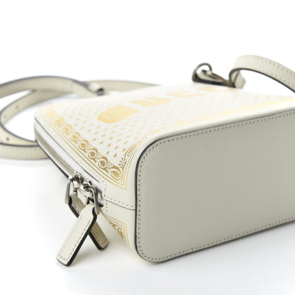 Gucci X SEGA Calfskin GUCCY Stars Mini Dome Shoulder Bag Mystic White Gold 8 of 10