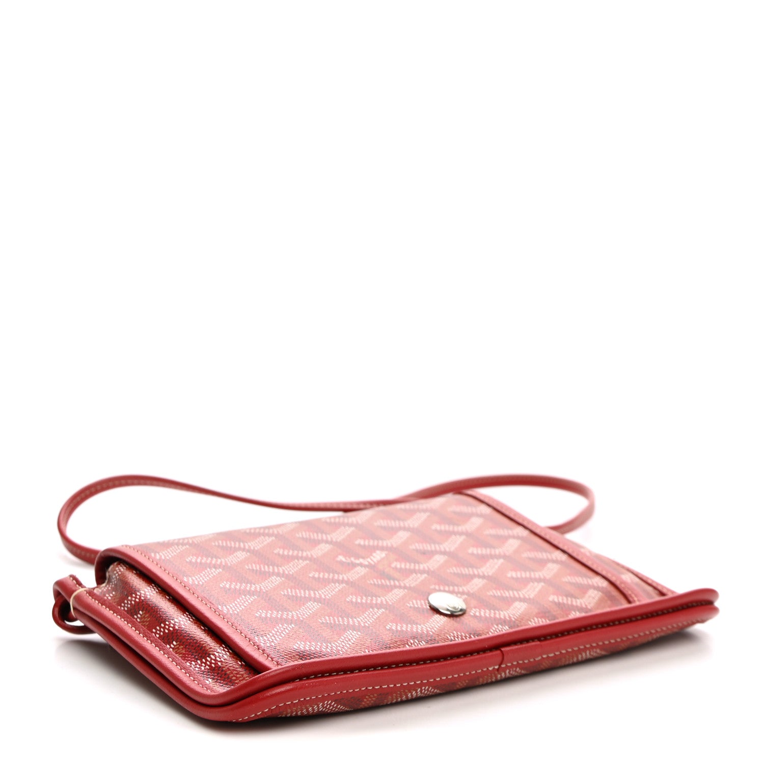 Goyard Goyardine Plumet Wallet Clutch Red 4 of 11