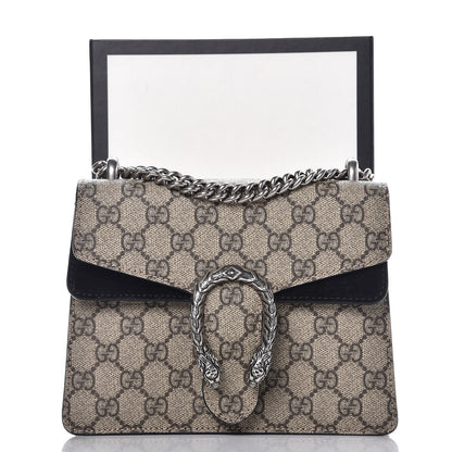 Gucci GG Supreme Monogram Mini Dionysus Shoulder Bag Black 8 of 8