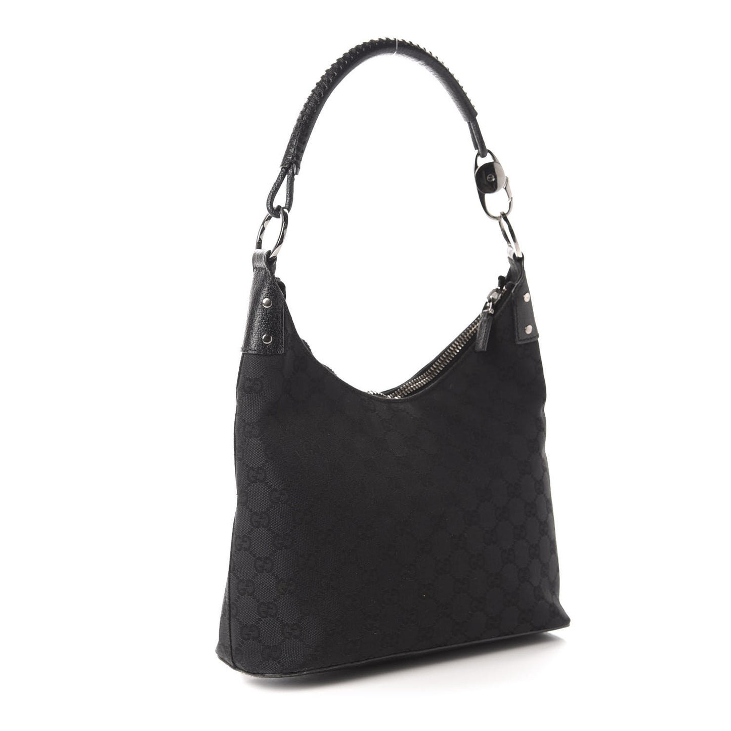 Monogram GG Signature Shoulder Bag Black