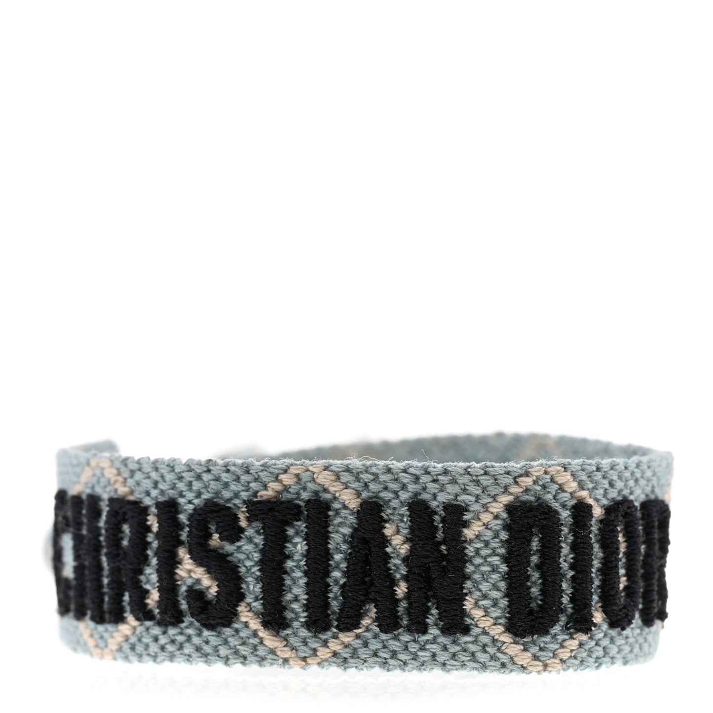 Woven Cotton J'Adior Friendship Bracelet Set Blue Nude