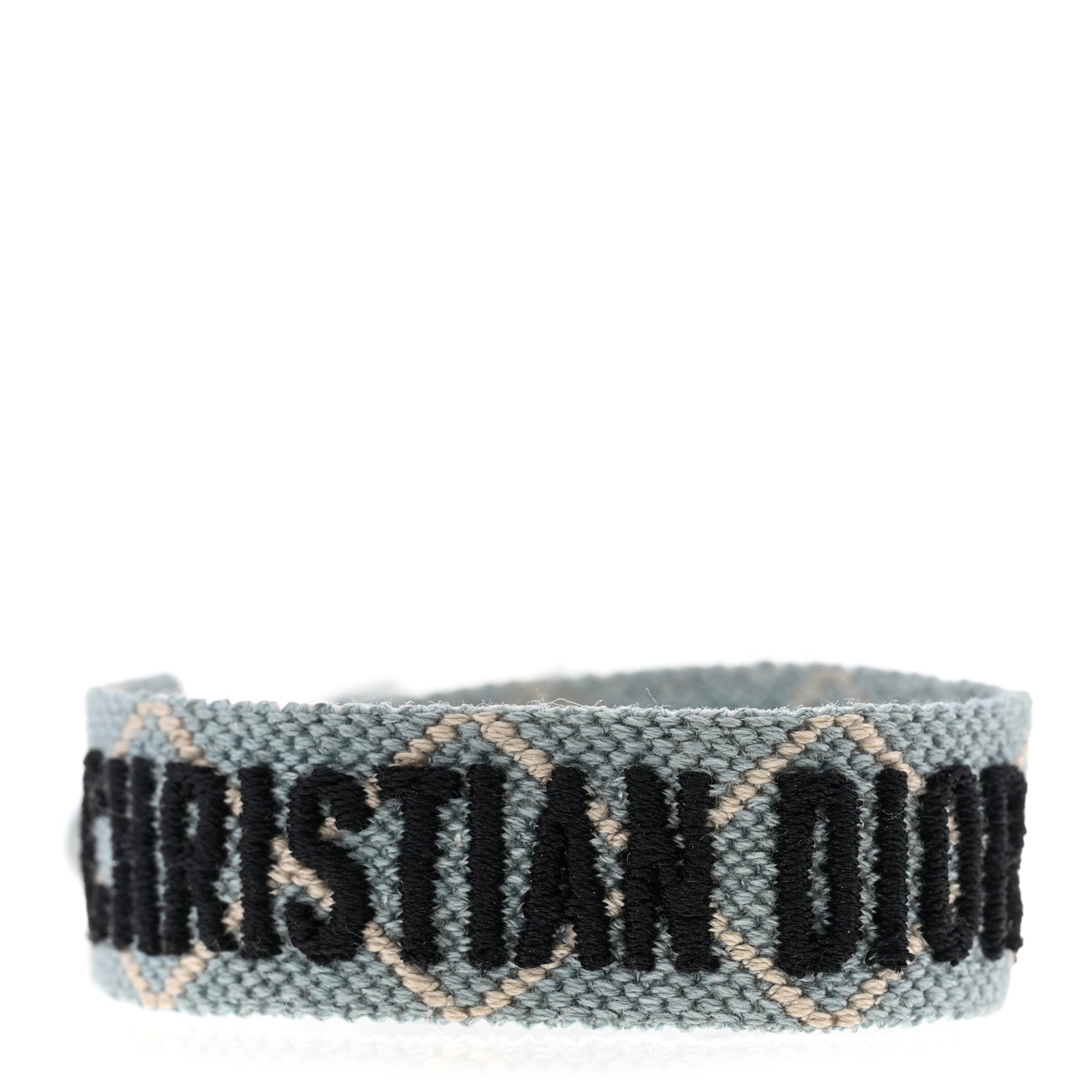 Christian Dior Woven Cotton J'Adior Friendship Bracelet Set Blue Nude 2 of 5
