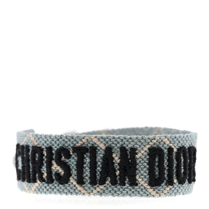 Christian Dior Woven Cotton J'Adior Friendship Bracelet Set Blue Nude 2 of 5