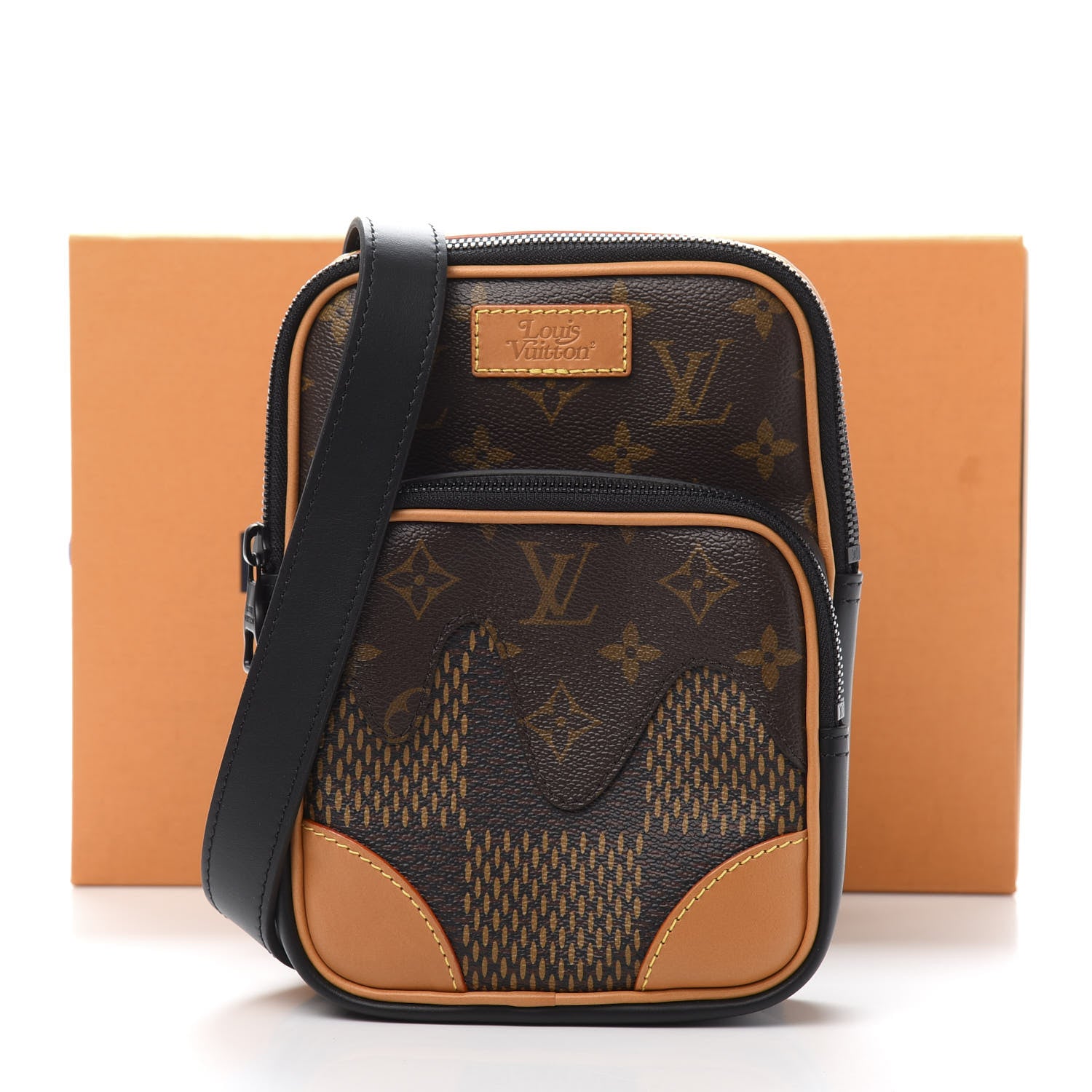 Louis Vuitton X NIGO Giant Damier Ebene Monogram Amazone Sling Bag 9 of 9