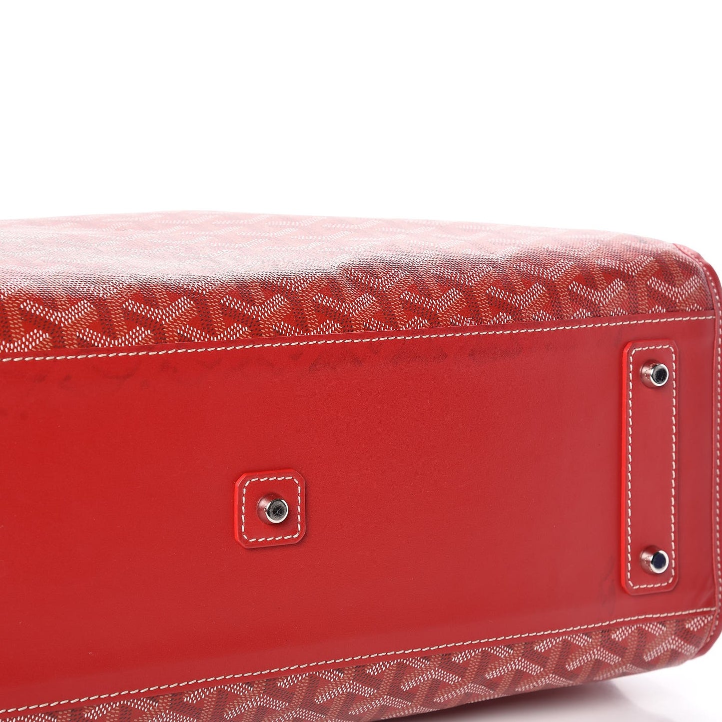 Goyardine Marquises Tote Red