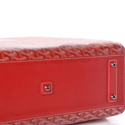 Goyard Goyardine Marquises Tote Red 9 of 10