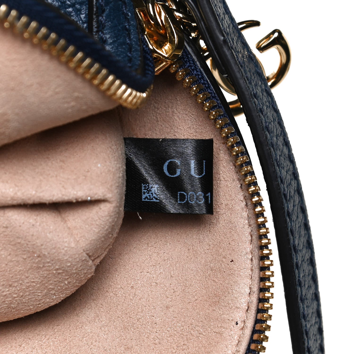 Gucci Textured Dollar Calfskin Web Small Ophidia Dome Shoulder Bag Blue Agata 8 of 13