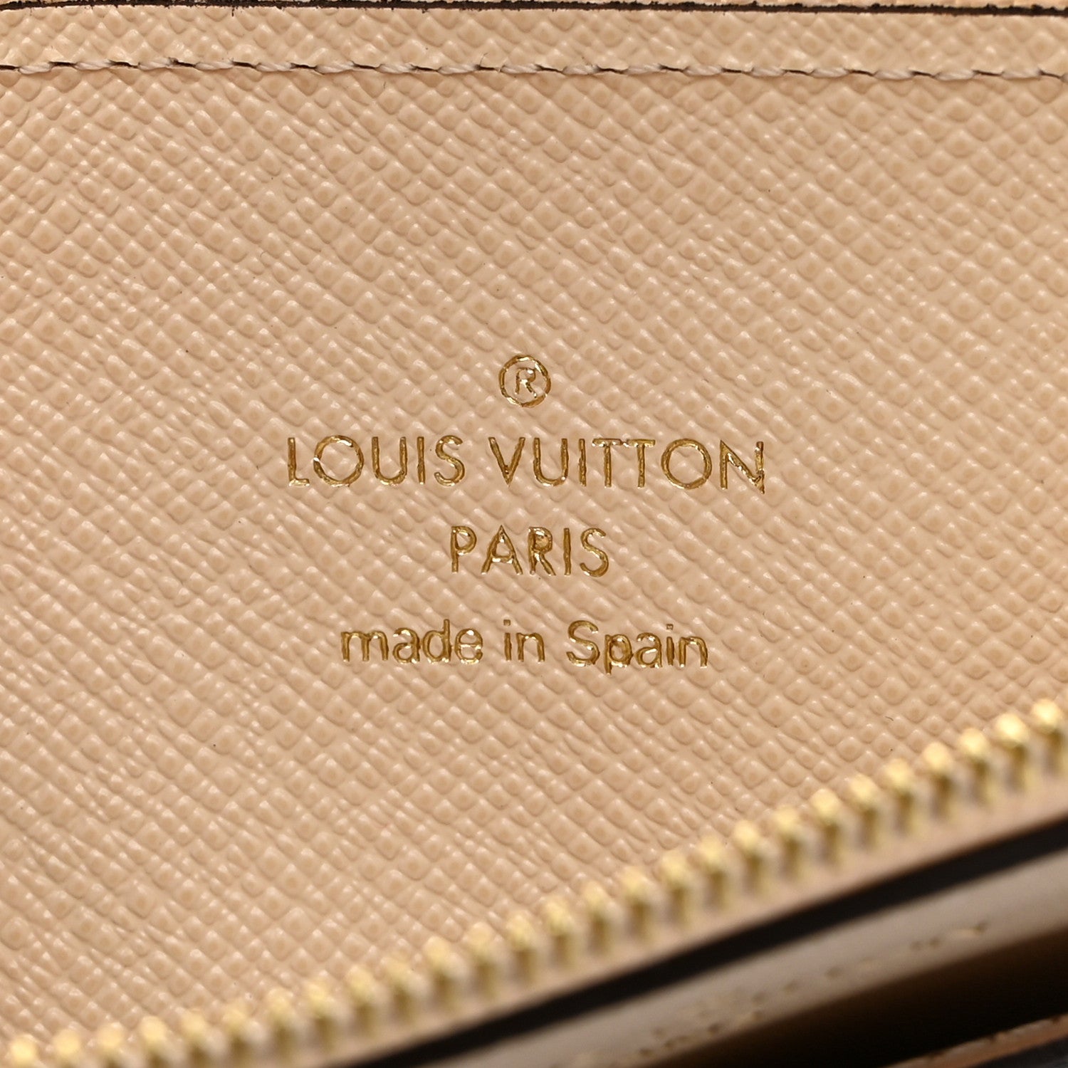 Louis Vuitton Damier Ebene Slim Purse Cream 6 of 7