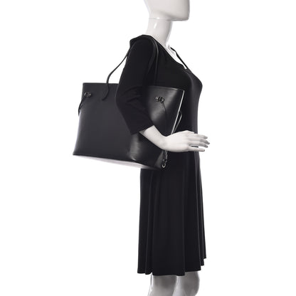 Louis Vuitton Epi Neverfull MM Black 2 of 13