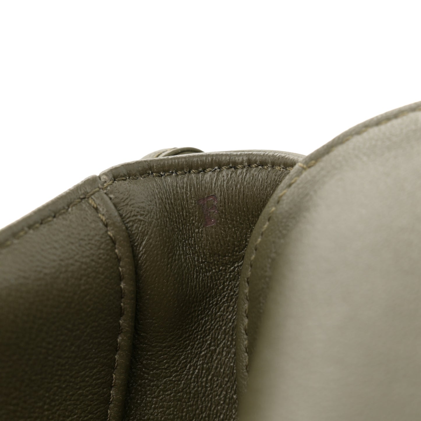 Smooth Calfskin Triangle Crossbody Bag Green