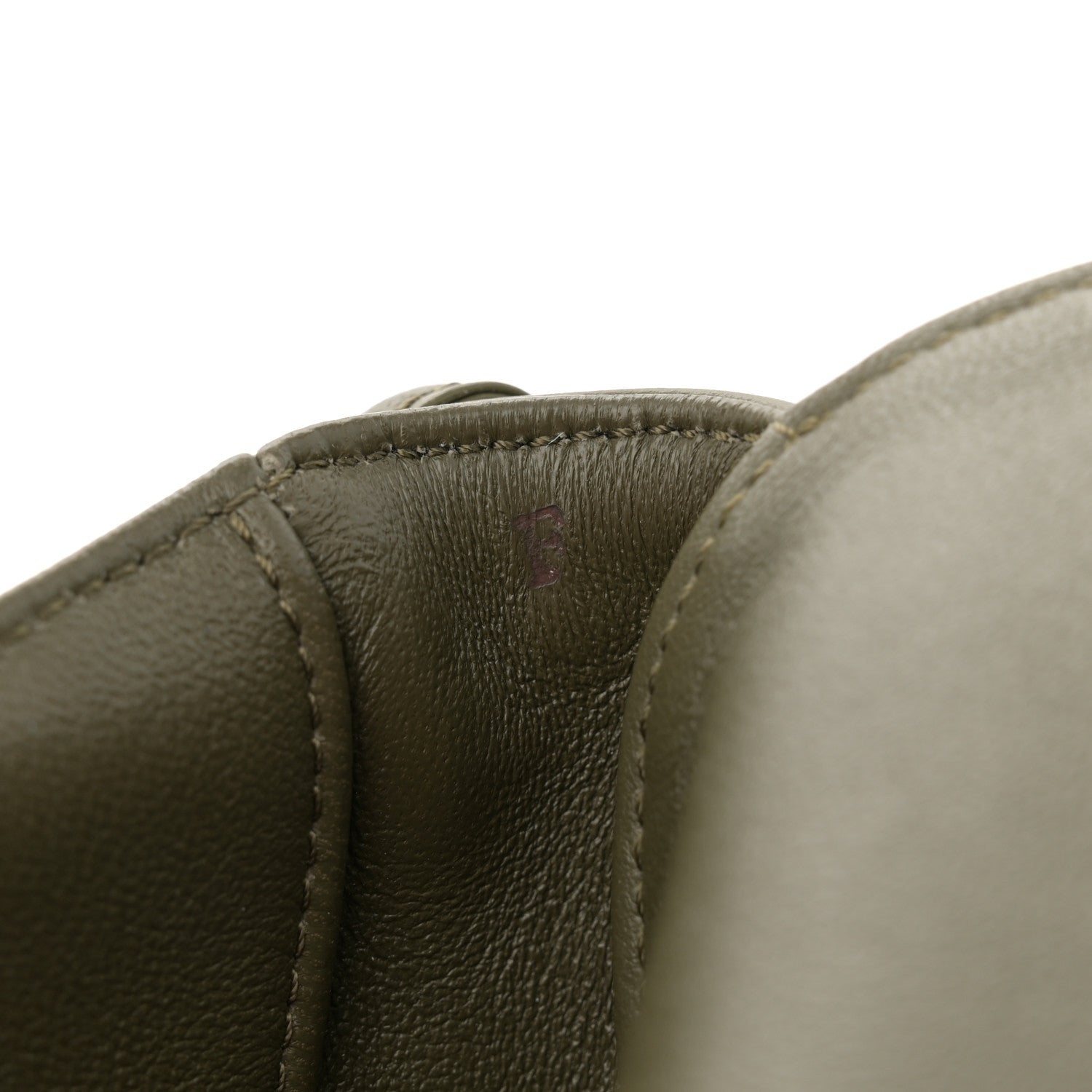 Celine Smooth Calfskin Triangle Crossbody Bag Green 10 of 10