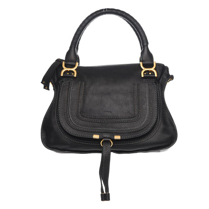 Chloe Calfskin Medium Marcie Satchel Black 1 of 9