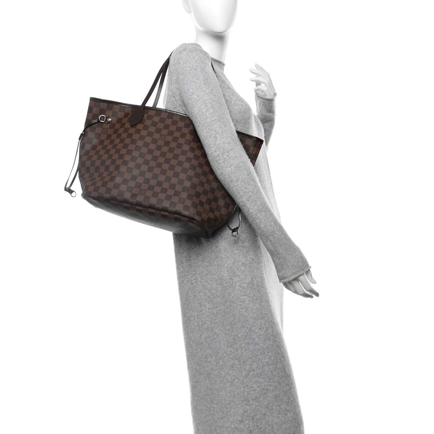 Louis Vuitton Damier Ebene Neverfull MM 2 of 10