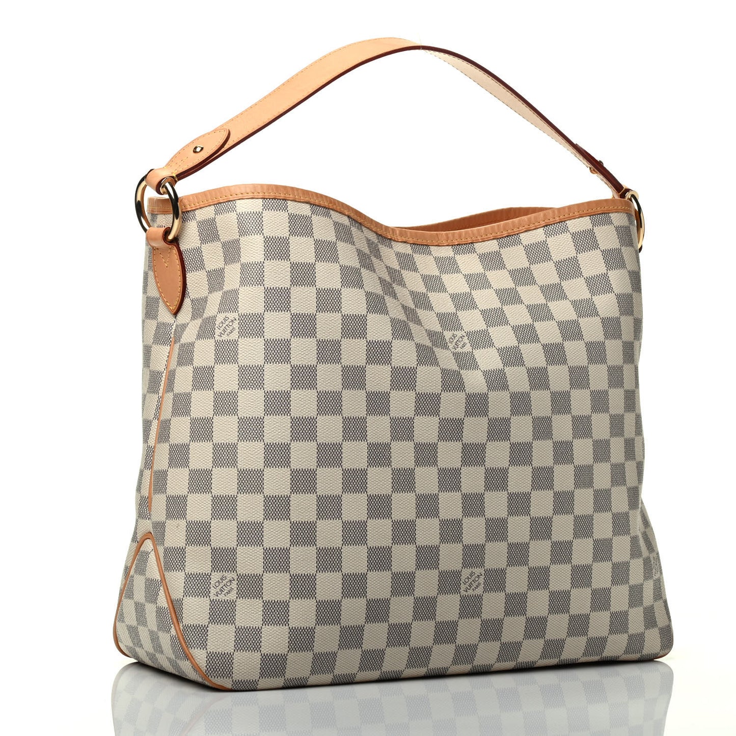 Damier Azur Delightful MM Rose Ballerine
