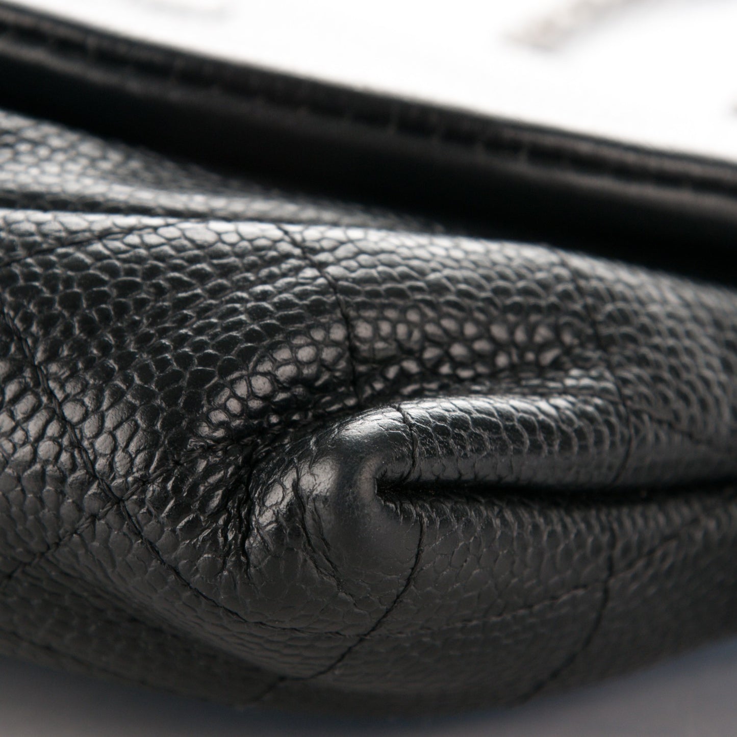 Caviar Half Moon Wallet On Chain WOC Black