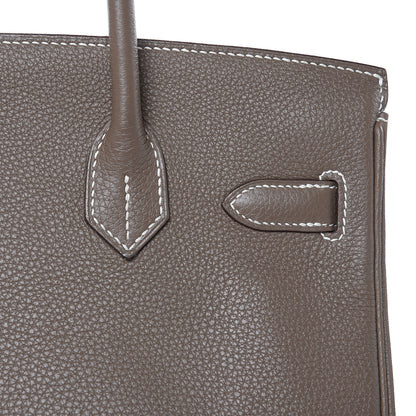 Hermes Togo Birkin 30 Etoupe 20 of 32
