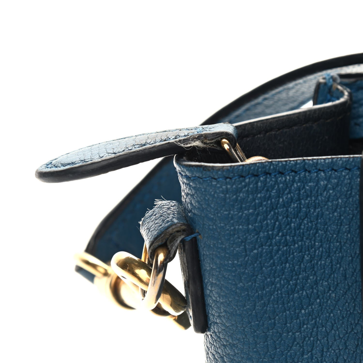 Celine Goatskin Nano Luggage Deepsea 11 of 13