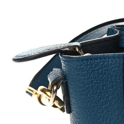 Celine Goatskin Nano Luggage Deepsea 11 of 13