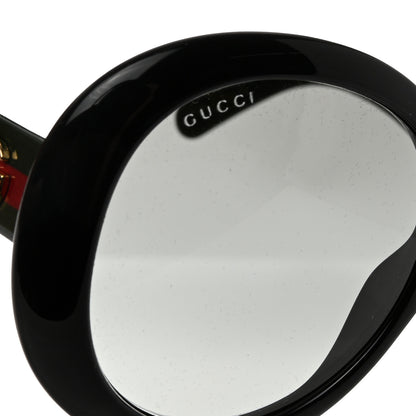 Gucci Round Eye GG Web Sunglasses GG0712S Black 8 of 8