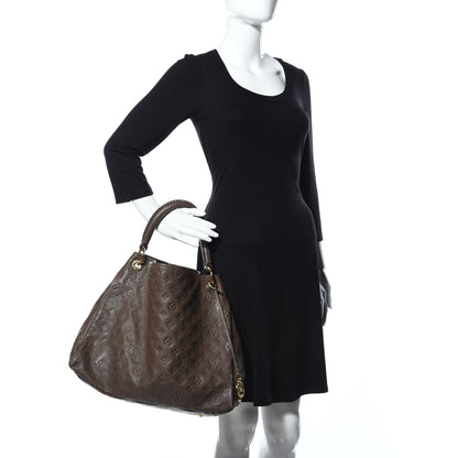 Louis Vuitton Empreinte Artsy MM Chocolate 2 of 10