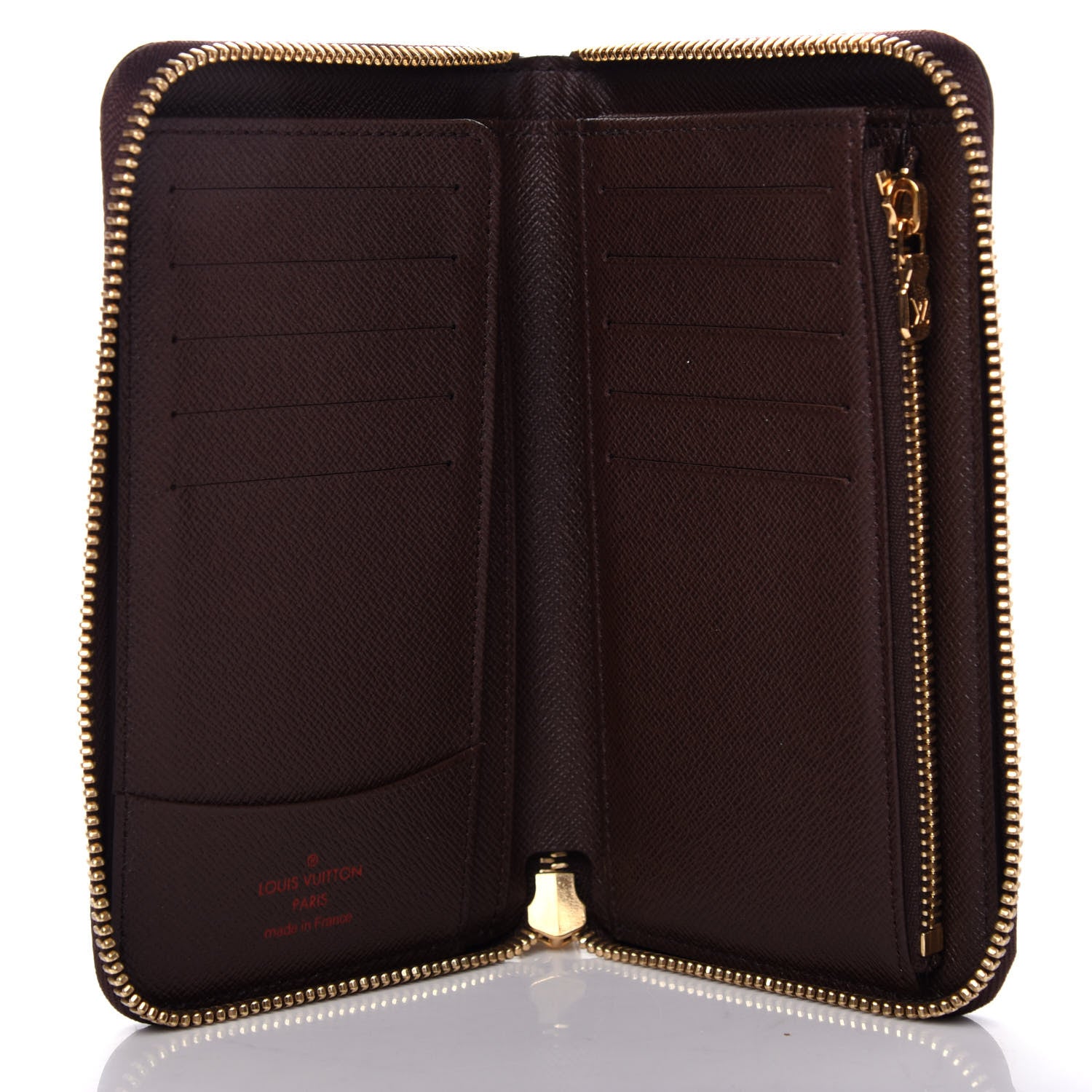 Louis Vuitton Damier Ebene Zippy Compact Wallet 5 of 7