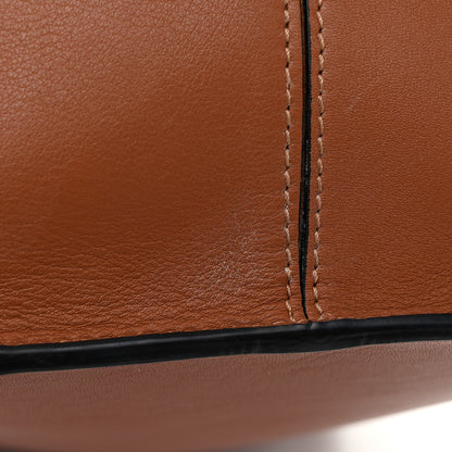Loewe Supple Smooth Calfskin Jacquard Cubi Crossbody Bag Tan 10 of 10