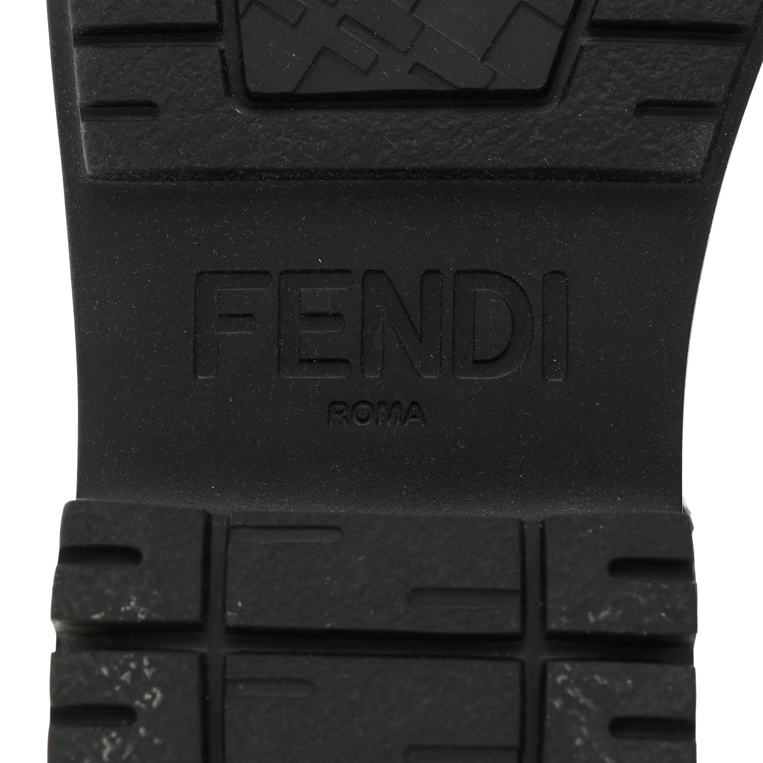 Fendi Vitello Abrasivato Fendigraphy 50mm Biker Boots 36.5 Black 8 of 9