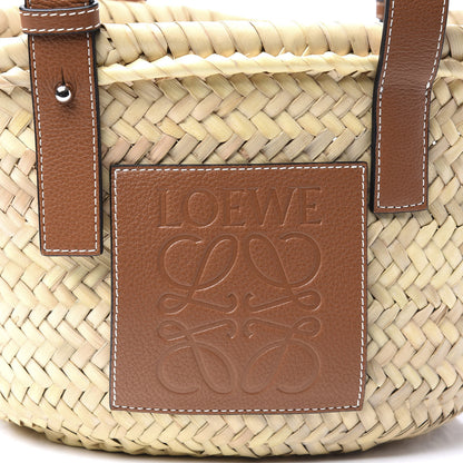 Loewe Raffia Small Basket Tote Bag Natural Tan 8 of 8