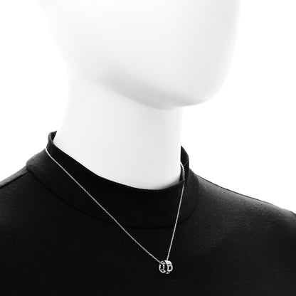 Tiffany Sterling Silver Atlas Open Pendant Necklace 2 of 7