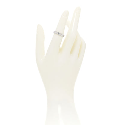 Cartier 18K White Gold 3.5mm LOVE Wedding Band Ring 52 6 2 of 4