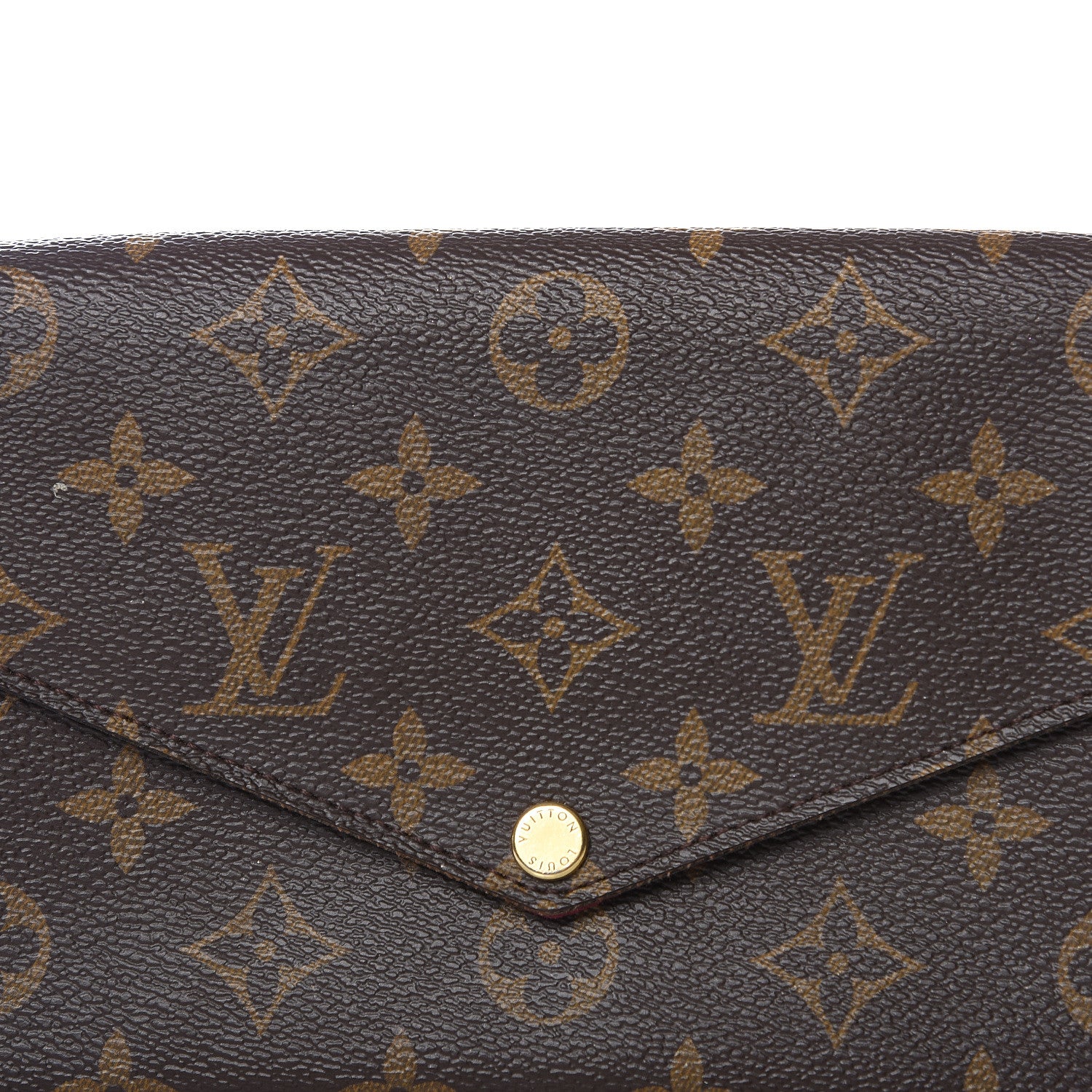 Louis Vuitton Monogram Pochette Felicie Chain Wallet Fuchsia 10 of 10