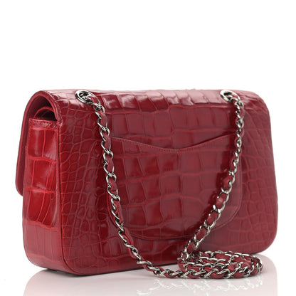 Chanel Alligator Medium Double Flap Red 2 of 13