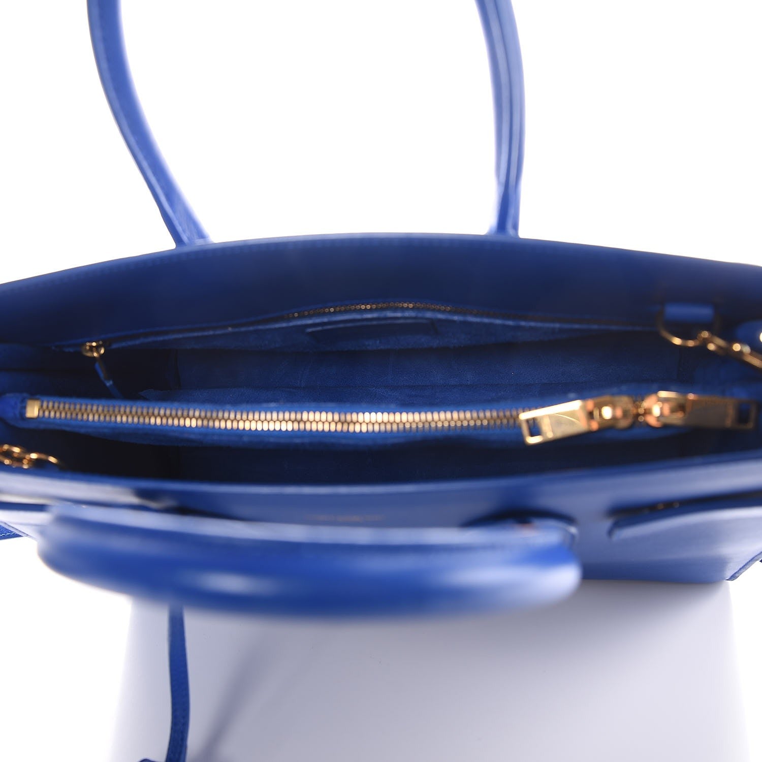 Saint Laurent Calfskin Small Sac De Jour Blue Majorelle 5 of 8