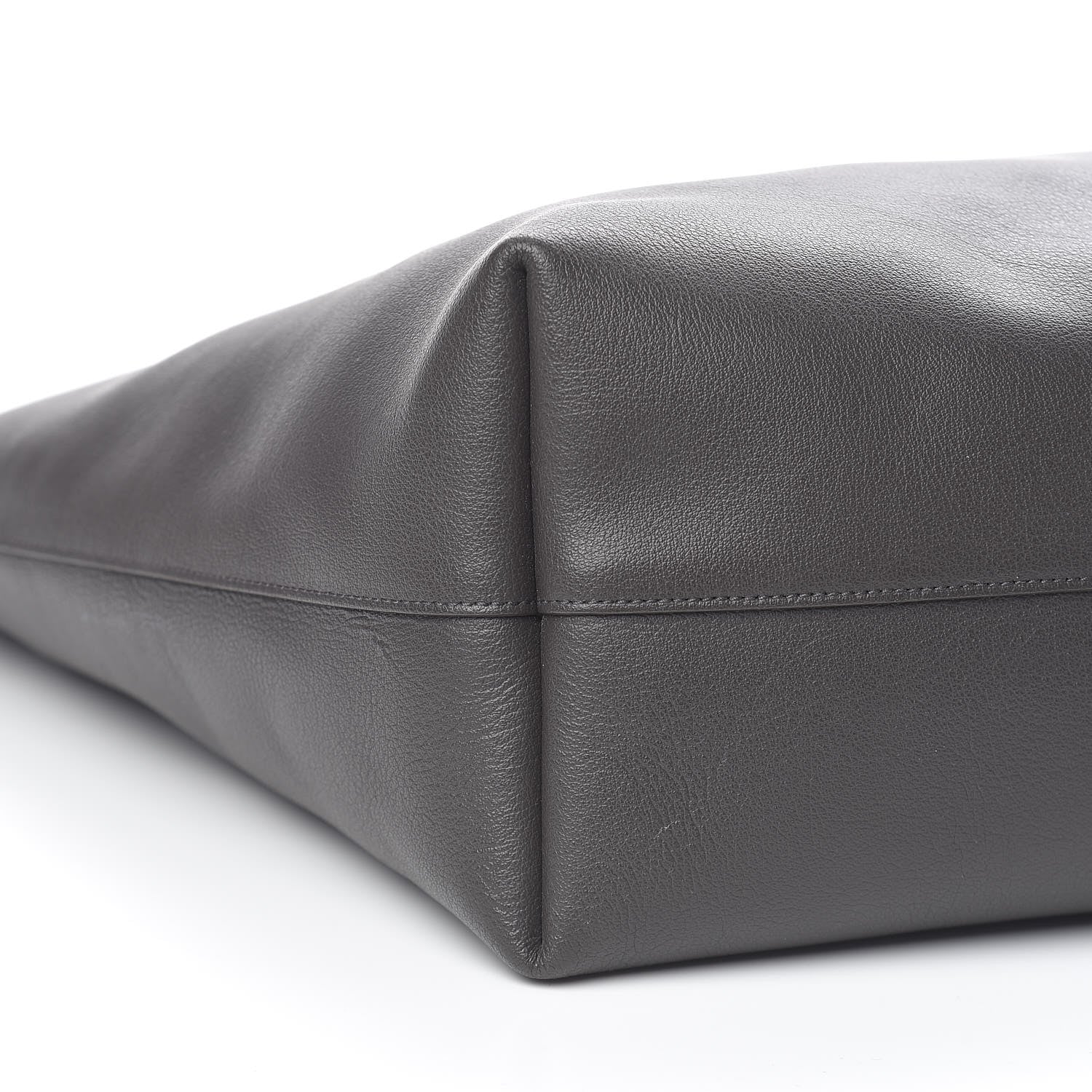 Saint Laurent Calfskin Large Shopping Tote Dark Grey 9 of 12