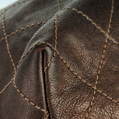 Chanel Metallic Calfskin Baby Coco Cabas Bronze 8 of 9