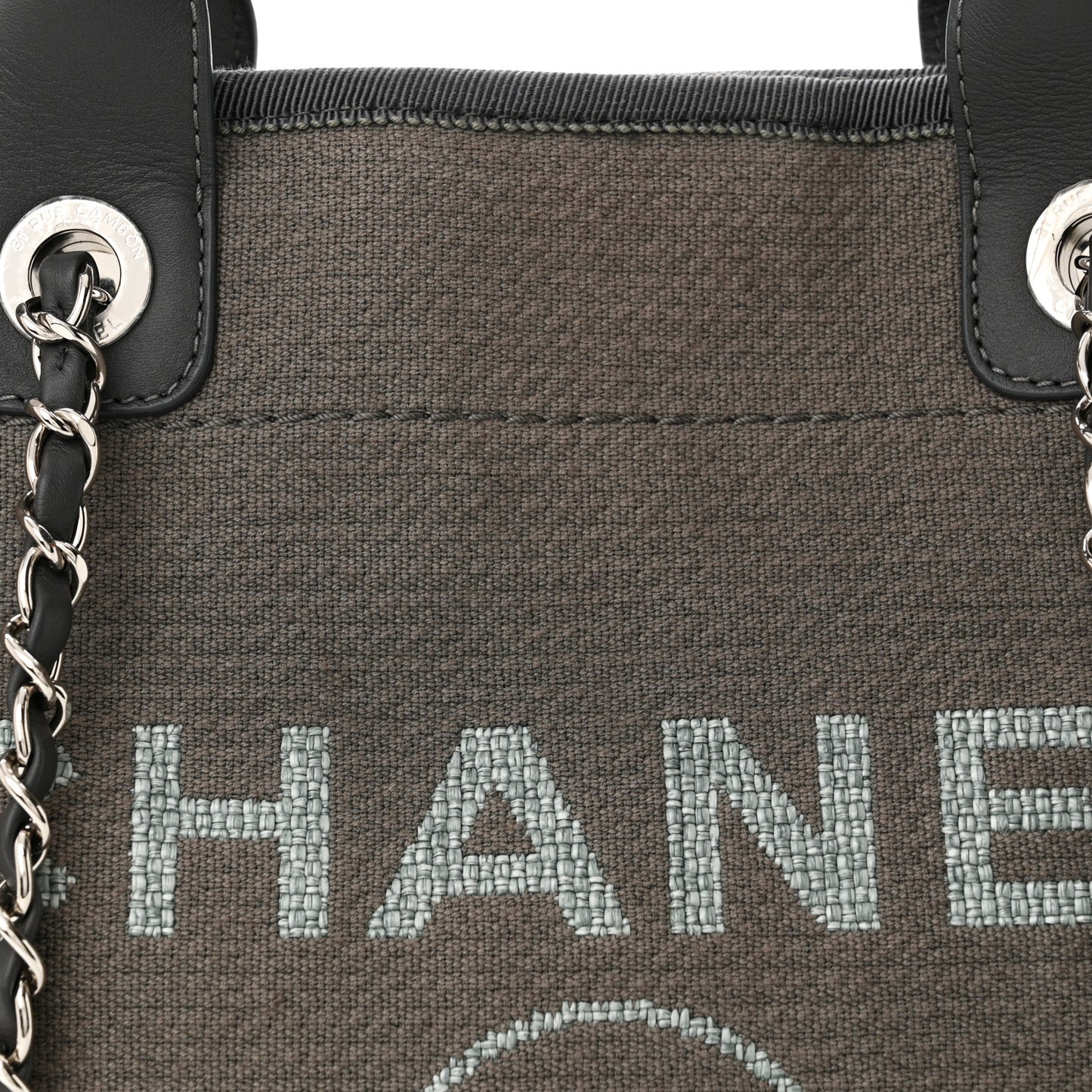 Mixed Fibers Small Deauville Tote Grey