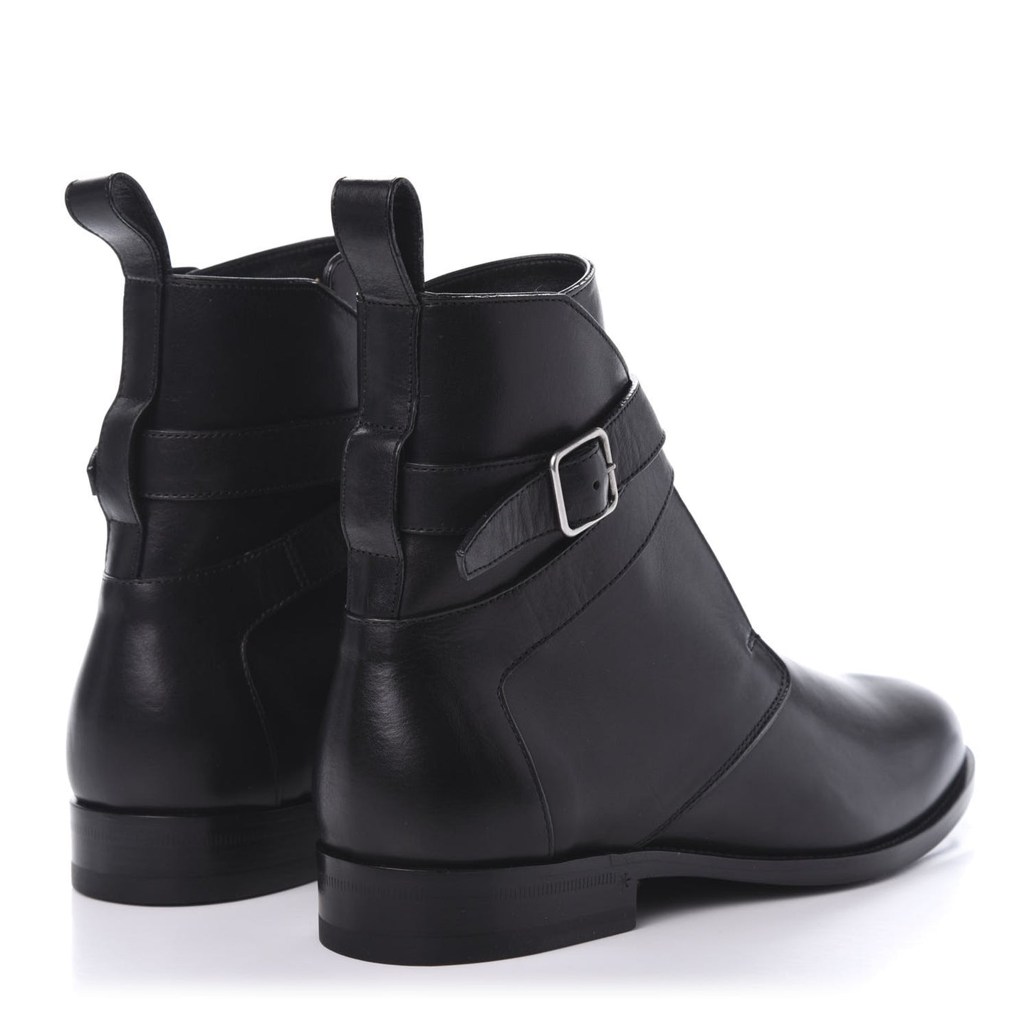 Calfskin Dare 25 Jodhpur Ankle Boots 41 Black
