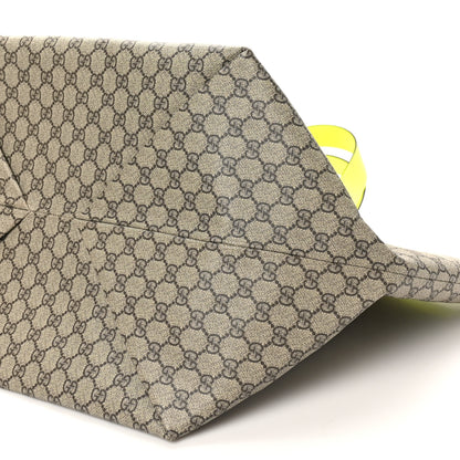Gucci GG Supreme Monogram Totissima Shopping Tote Ebony Beige Yellow 10 of 10