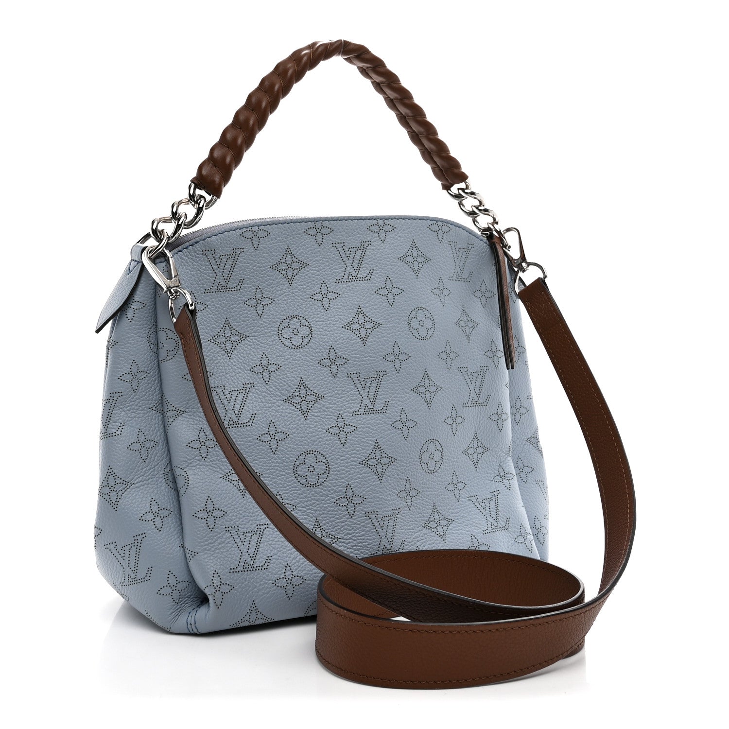 Louis Vuitton Mahina Babylone Chain BB Blue Horizon Pumpkin 3 of 10
