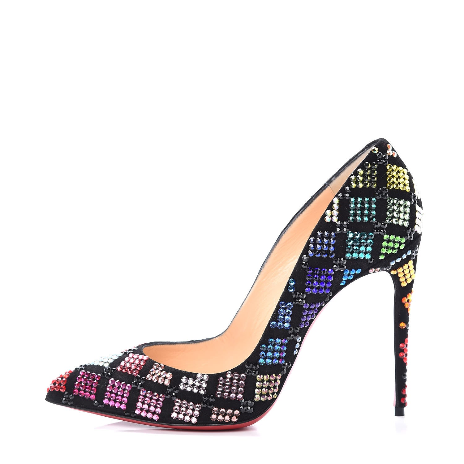 Christian Louboutin Crystal Arletta 100 Pumps 39.5 Black Multicolor 1 of 10
