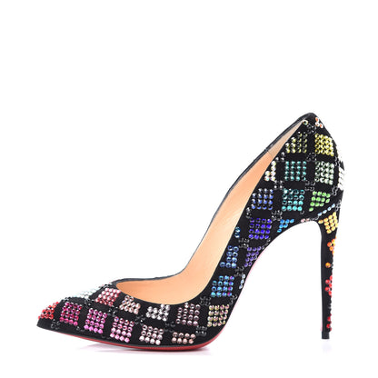Christian Louboutin Crystal Arletta 100 Pumps 39.5 Black Multicolor 1 of 10